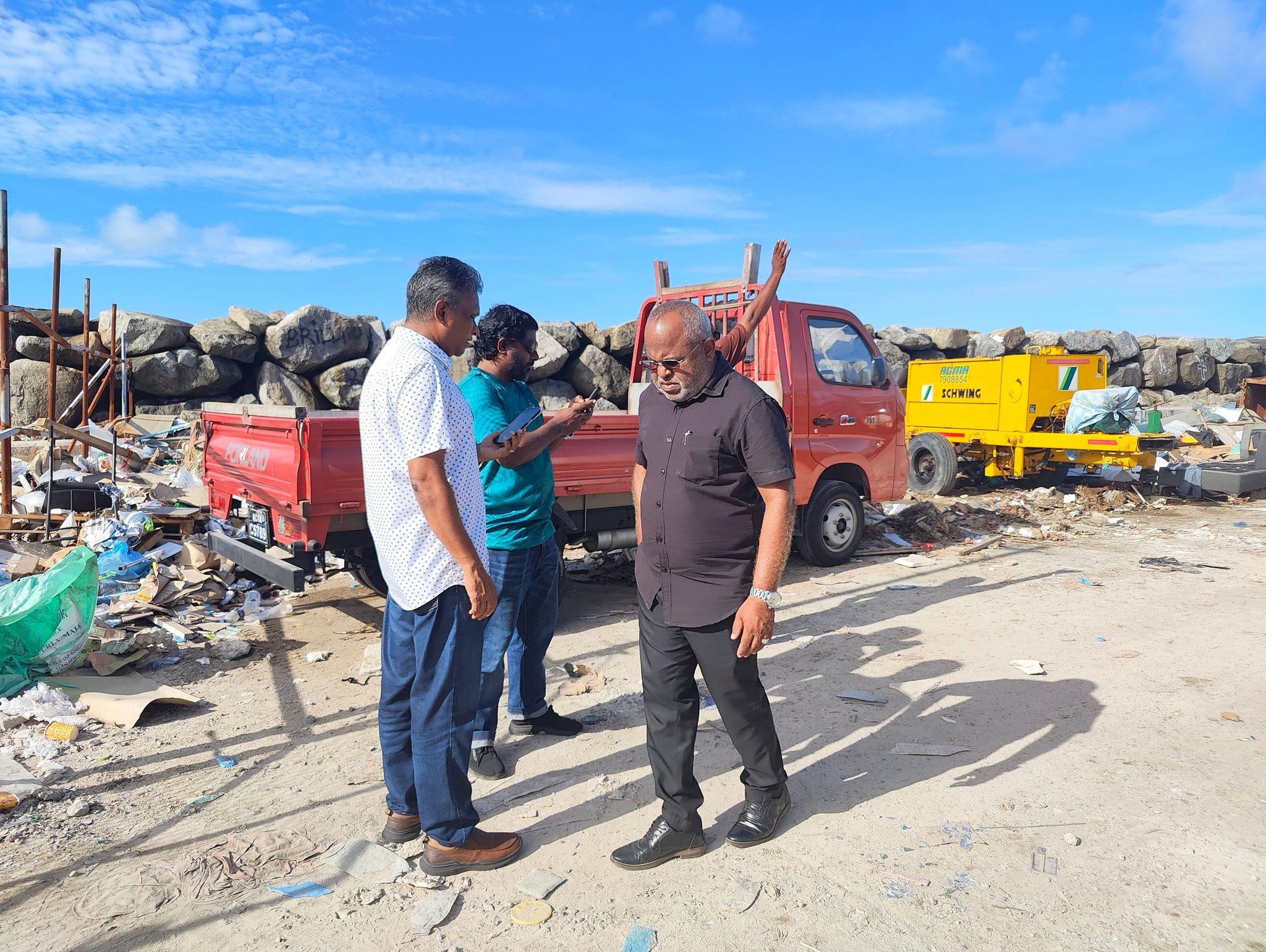ކުނި އަޅައި، ގޮނޑުކޮށްފައިވާ އިންޑަސްޓްރިއަލް ވިލެޖު ސާފުކުރުމުގެ މަސައްކަތް އިދާރާތަކުން ފަށައިފި