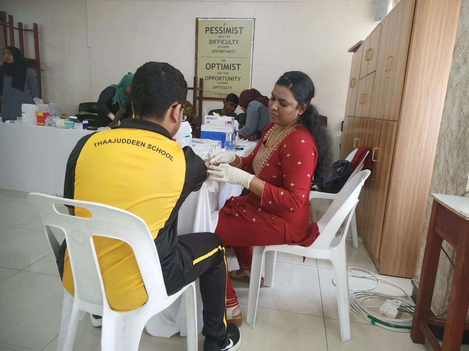މާލެ ސަރަހައްދުގެ ގްރޭޑް ދިހައެއްގައި ކިޔަވާ 4000 އަށް ވުރެ ގިނަ ދަރިވަރުން ތެލެސީމިއާ އަށް ސްކްރީންކޮށްފި