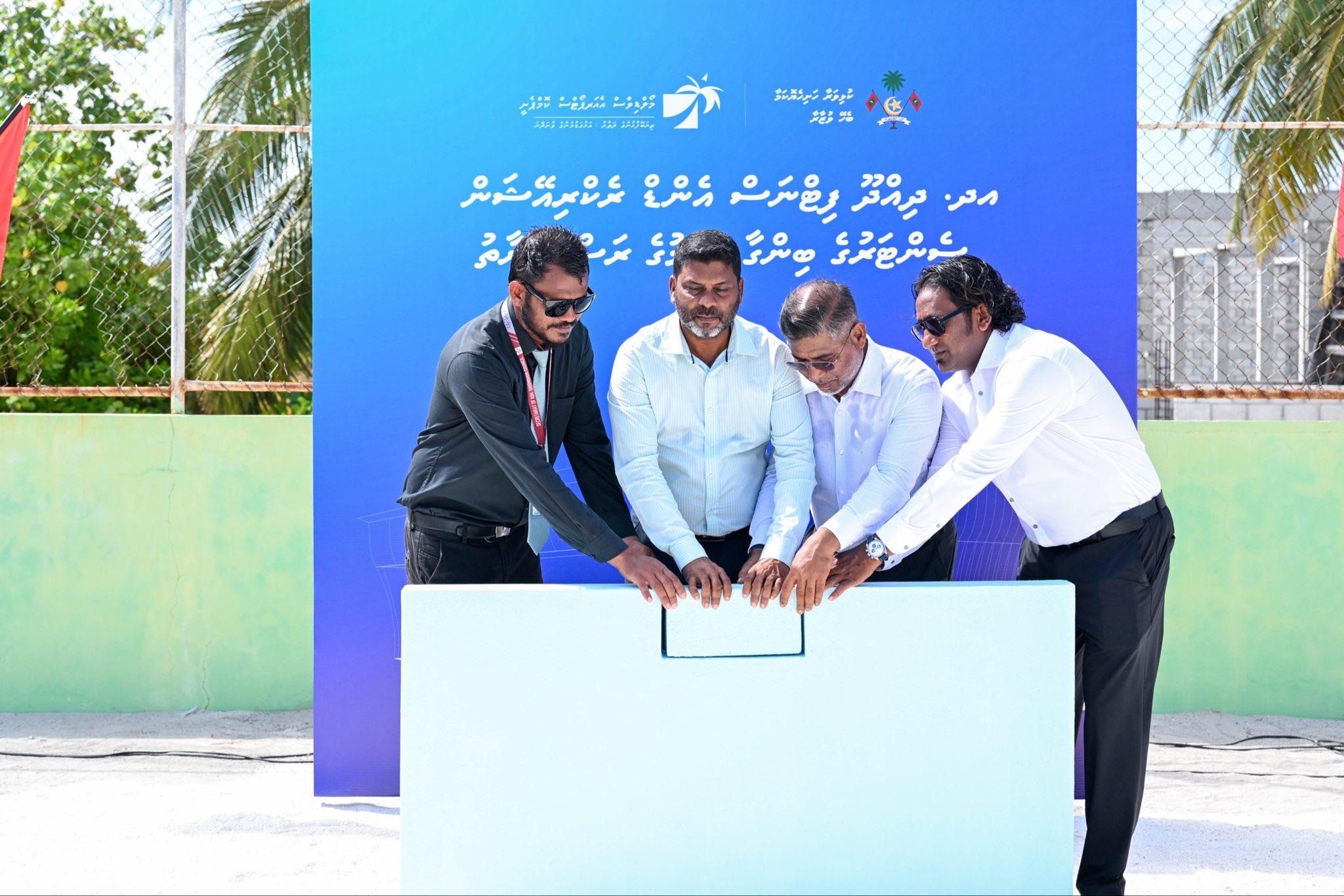 ދިއްދޫ  ފިޓްނެސް ސެންޓަރުގެ އަމަލީ މަސައްކަތް ފަށައިފި
