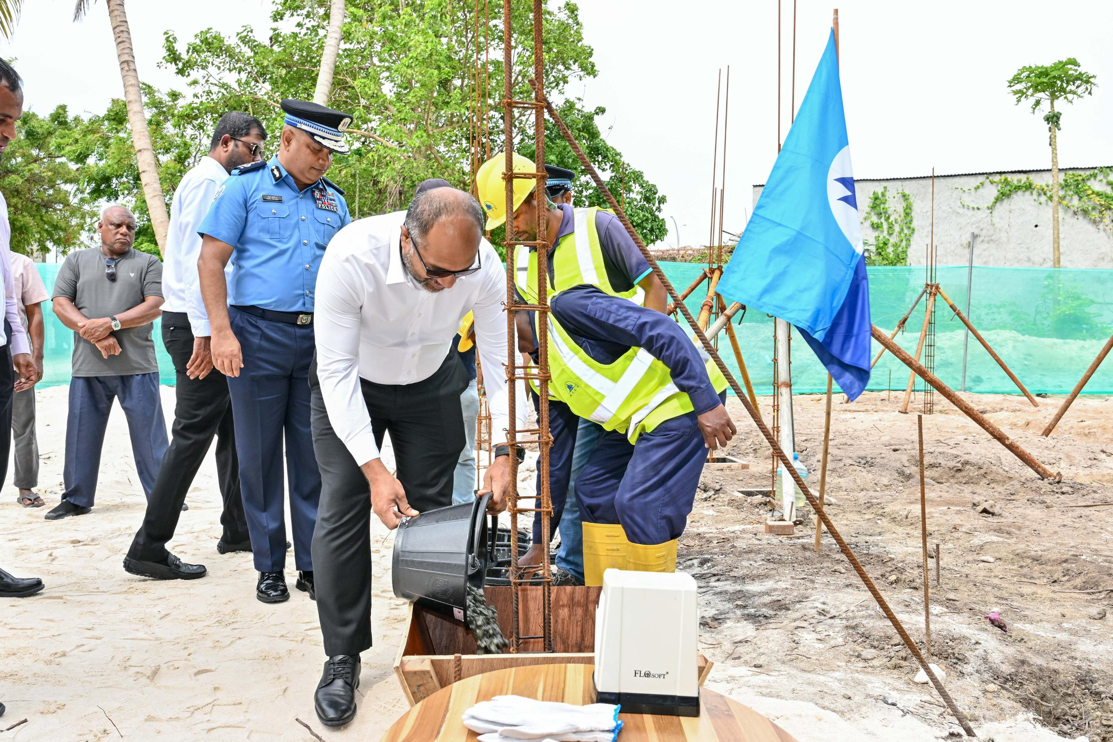 މާޅޮހުގެ ފުލުހުންގެ މަރުކަޒުގެ ބިންގާ އަޅައި އަމަލީ މަސައްކަތް ރަސްމީކޮށް ފަށައިފި