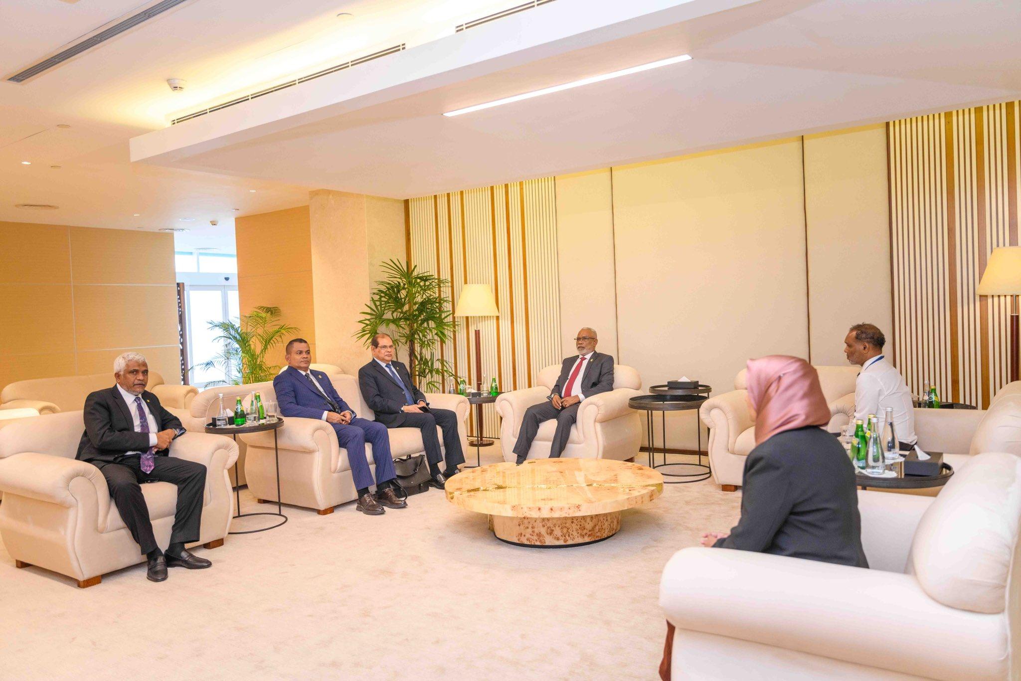 އިންޑިއާއަށް ކުރެއްވި ރަސްމީ ދަތުރުފުޅު ނިންމަވާލެއްވުމަށްފަހު މަޖިލީހުގެ ރައީސް ރާއްޖެ ވަޑައިގެންފި