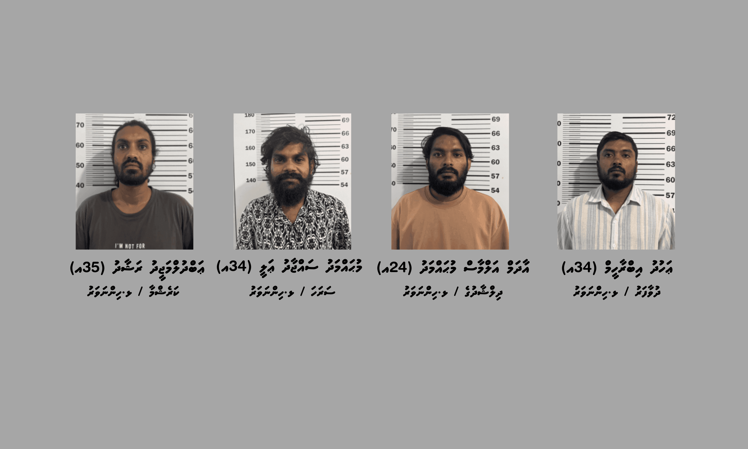 މަސްތުވާތަކެތީގެ ވިޔަފާރިކުރާކަމަށް ތުހުމަތުކުރެވޭ މައްސަލައެއްގައި ހިންނަވަރުން ހަތަރު މީހަކު ހައްޔަރުކޮށްފި
