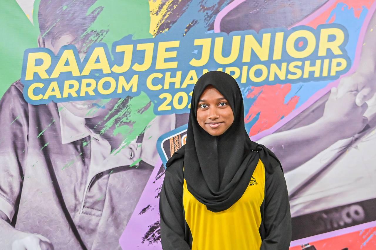 ރާއްޖެ ޖޫނިއަރ ކެރަމް ޗެމްޕިއަންޝިޕް: 16 އަހަރުންދަށުގެ އަންހެން ސިންގަލްސް ޗެމްޕިއަންކަން ހާޖަރު ހޯދައިފި 