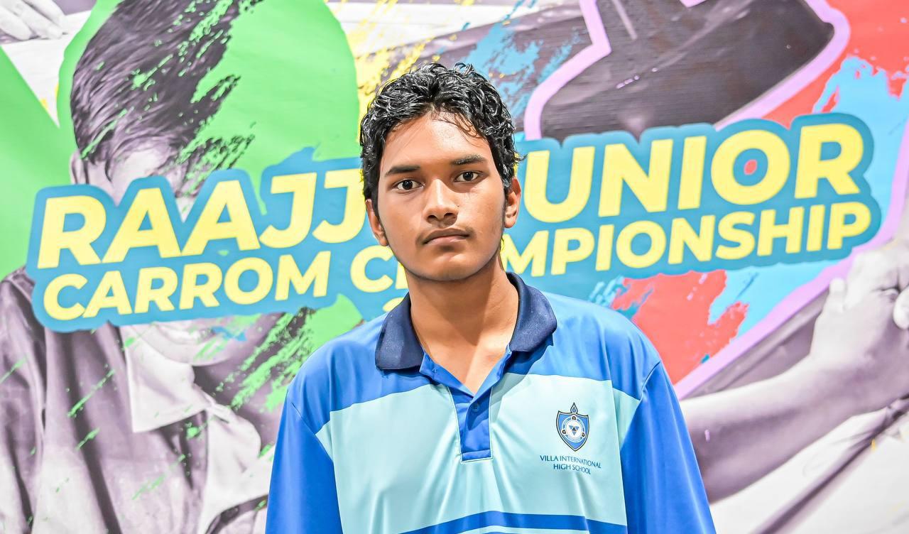 ރާއްޖެ ޖޫނިއަރ ކެރަމް ޗެމްޕިއަންޝިޕް: 19 އަހަރުންދަށުގެ ފިރިހެން ސިންގަލްސް ޗެމްޕިއަންކަން  އީނަލް ހޯދައިފި