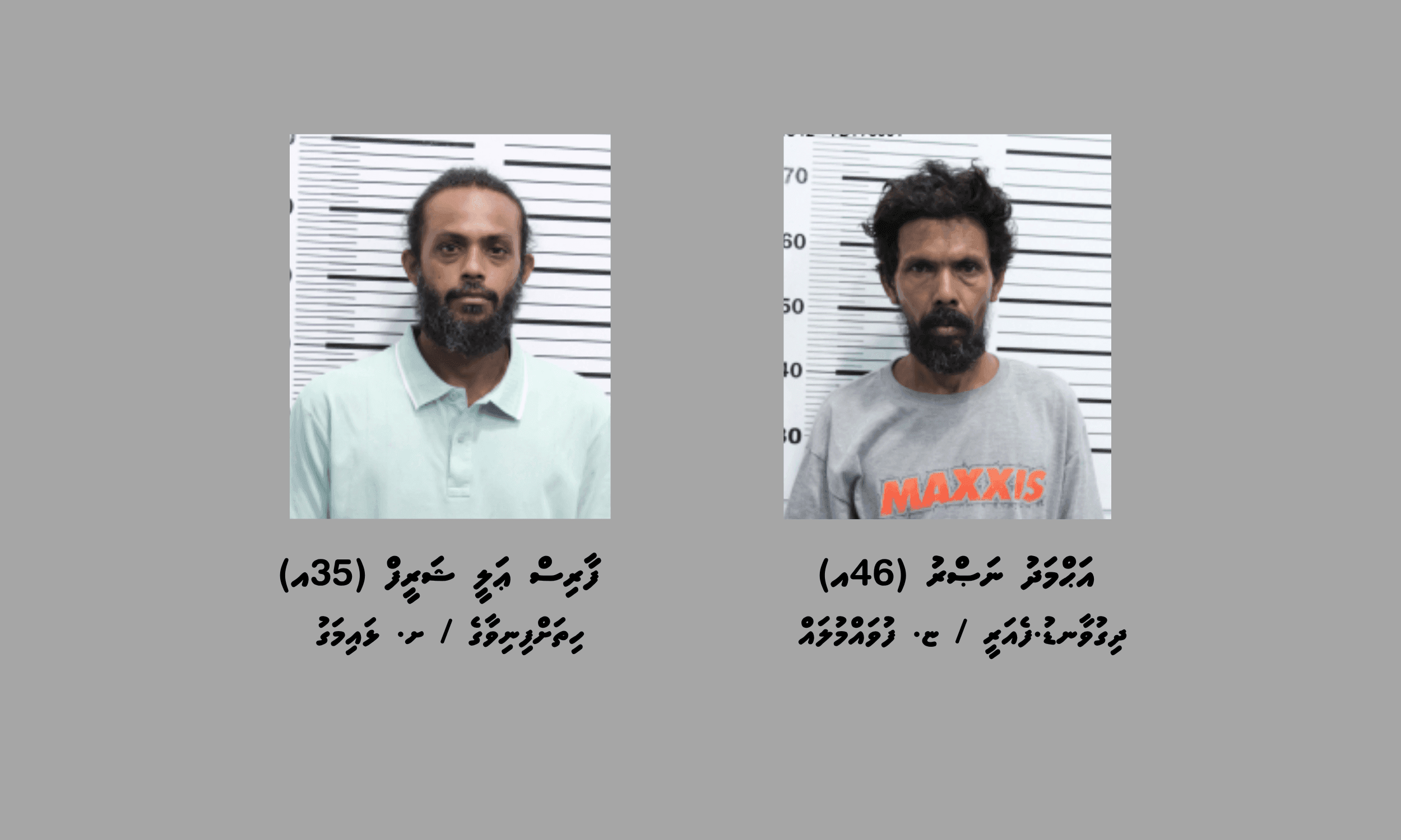 މާލޭގެ ފިހާރައެއްގެ ބިއްލޫރިގަނޑު ތަޅާލައި ވައްކަންކުރި ދެމީހަކު ހައްޔަރުކޮށްފި