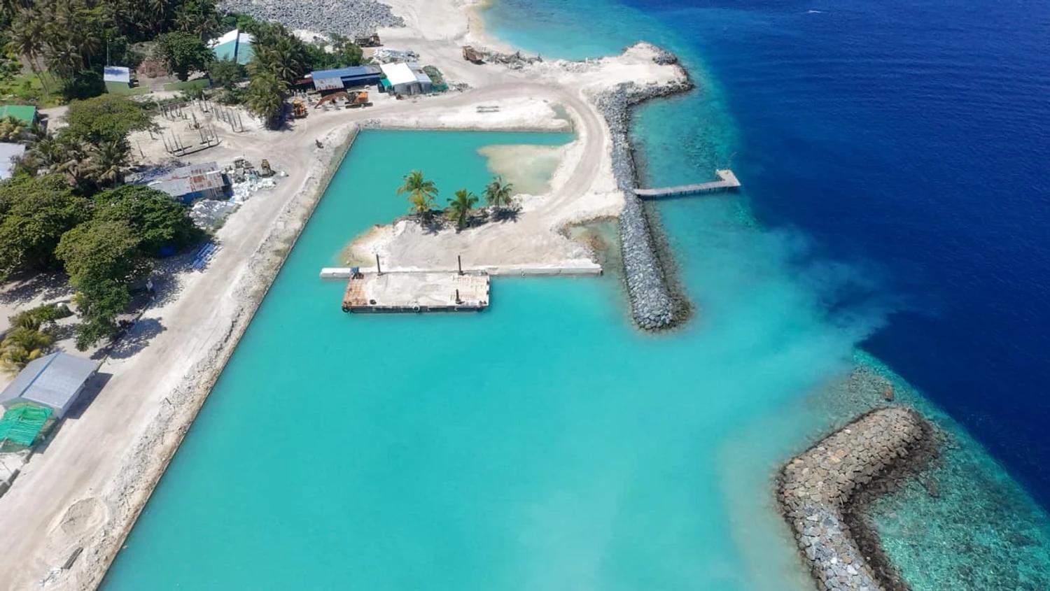 ބ. މާޅޮސް ބަނދަރުހެދުމުގެ މަޝްރޫޢުގެ 83 އިންސައްތަ މަސައްކަތް ނިމިއްޖެ