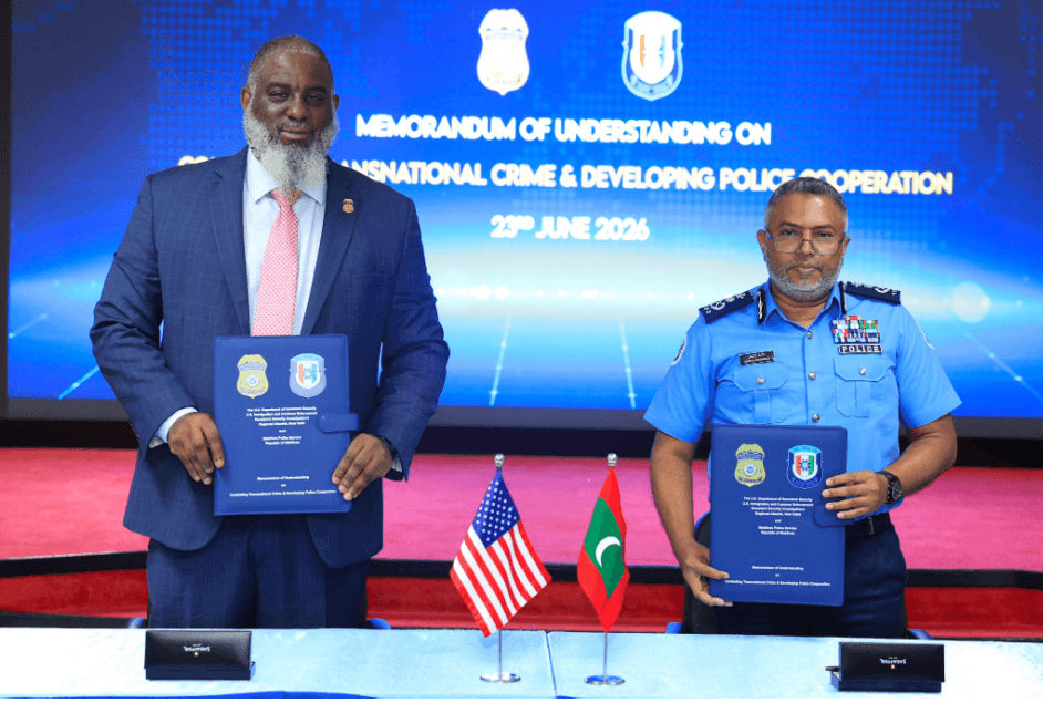 ބޯޑަރު ހުރަސްކޮށް ހިންގާ ކުށްތަކާ ދެކޮޅަށް މަސައްކަތްކުރުމަށް ސޮއިކޮށްފި