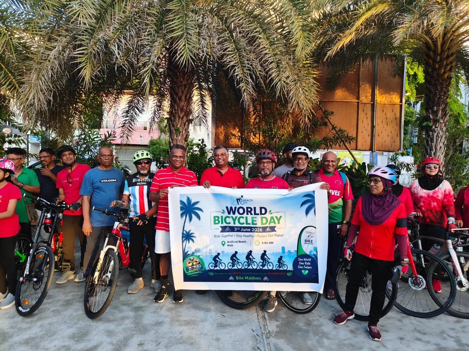 ބައިސްކަލް ބުރުގައި މޭޔަރު ބައިވެރިވެވަޑައިގެންފި